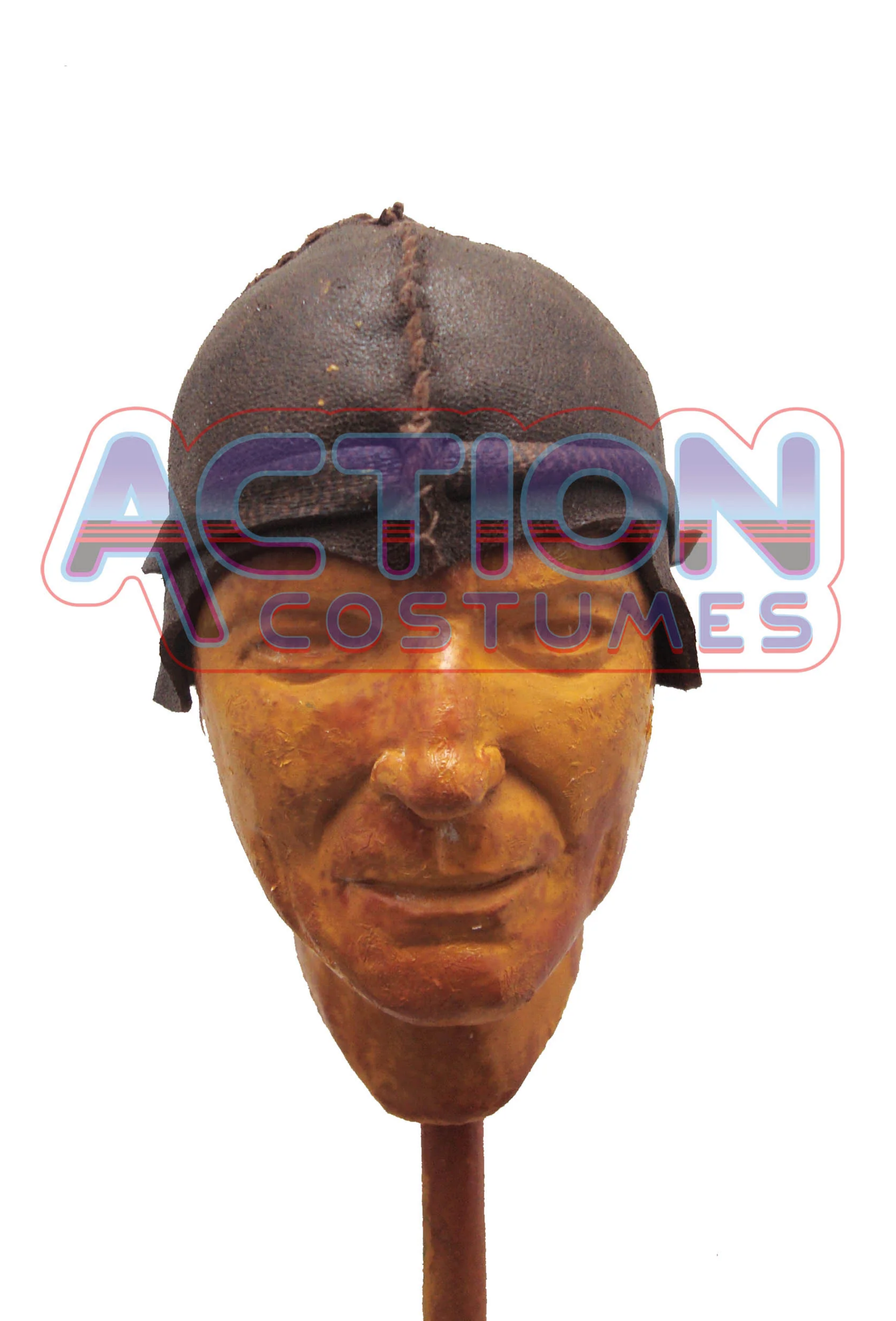 bill-the-butcher-mini-leather-helmet-for-a-1-3-scale-display