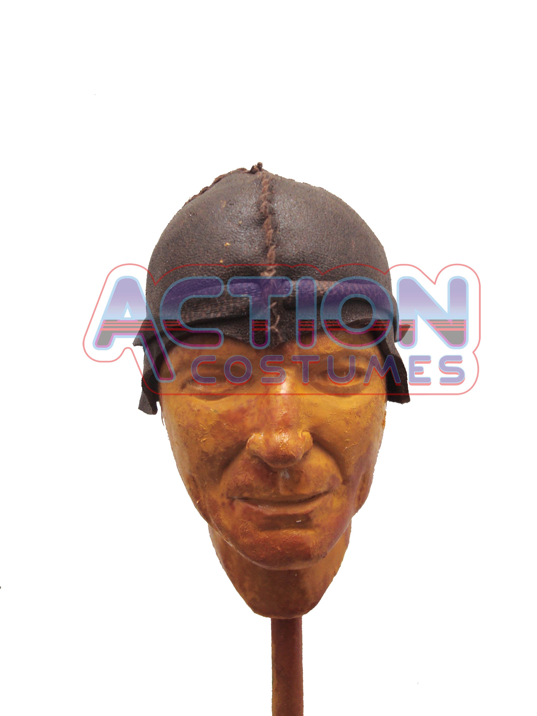 bill-the-butcher-mini-leather-helmet-for-a-1-3-scale-display