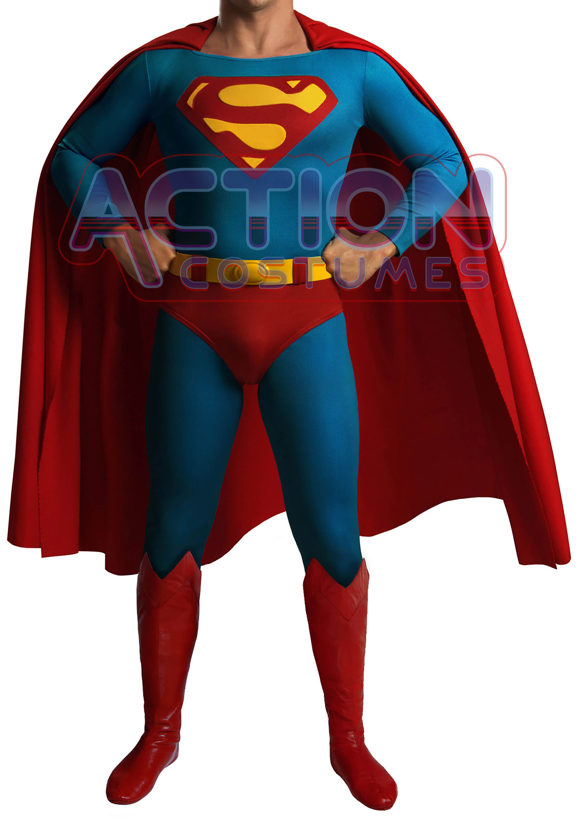 superman-costume-silver-edition-m-size-ready-to-ship