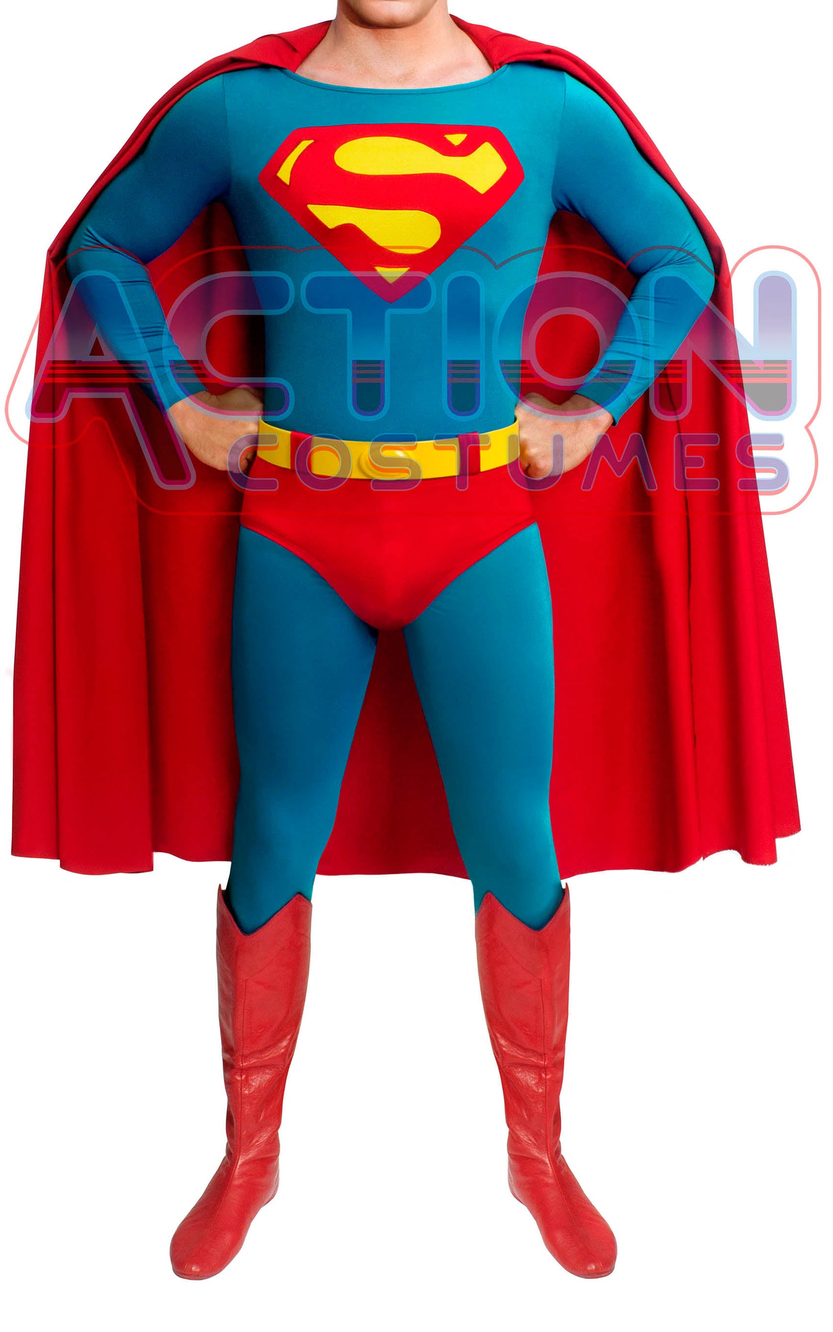 superman-costume-silver-edition-m-size-ready-to-ship